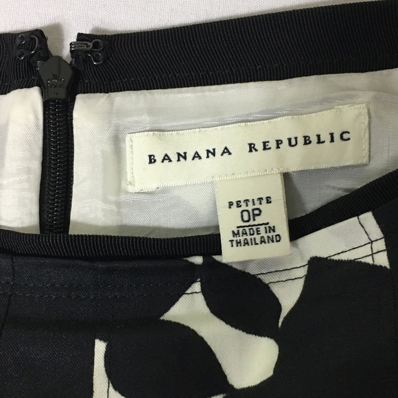 Banana Republic Silk & Cotton Petite Women's Skirt - Picture 4 of 7